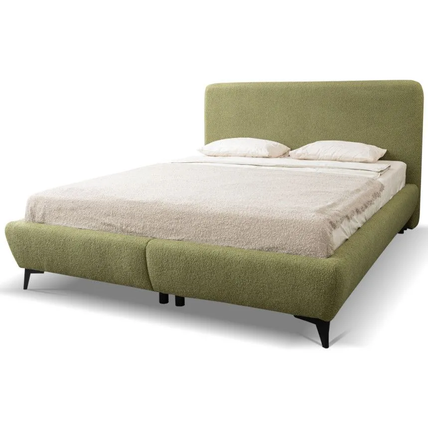 Pesukastiga voodi Elena 160x200 roheline