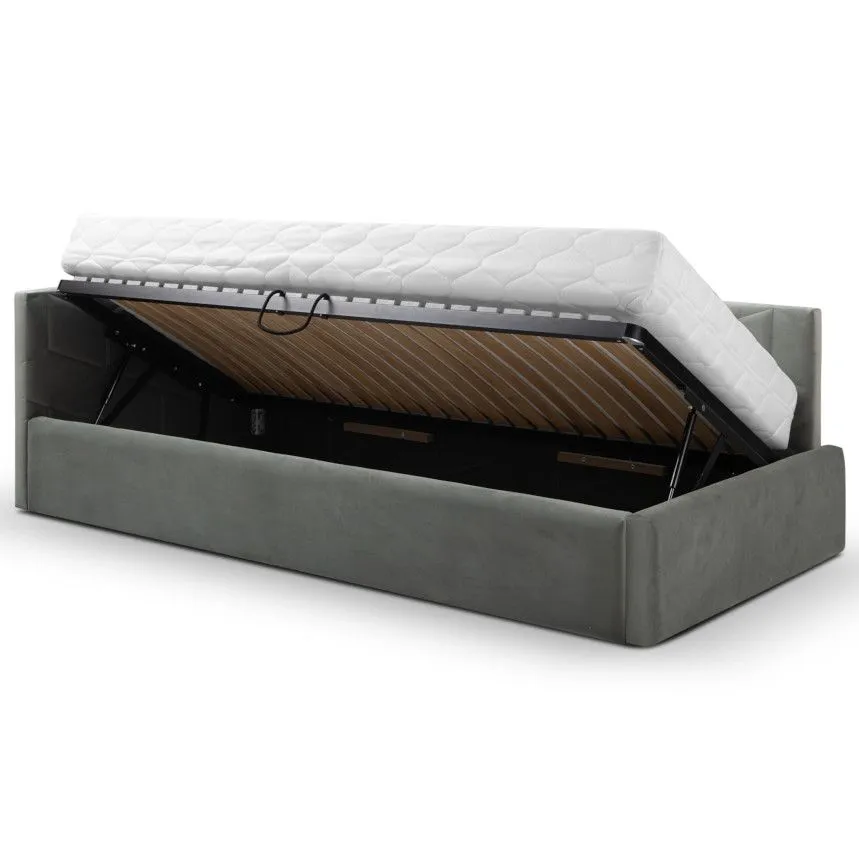 Pesukastiga voodi Karl 90x200 vasak hall