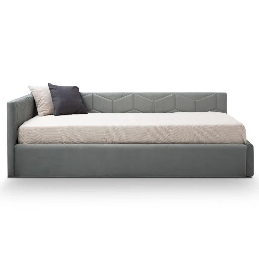 Pesukastiga voodi Karl 90x200 vasak hall