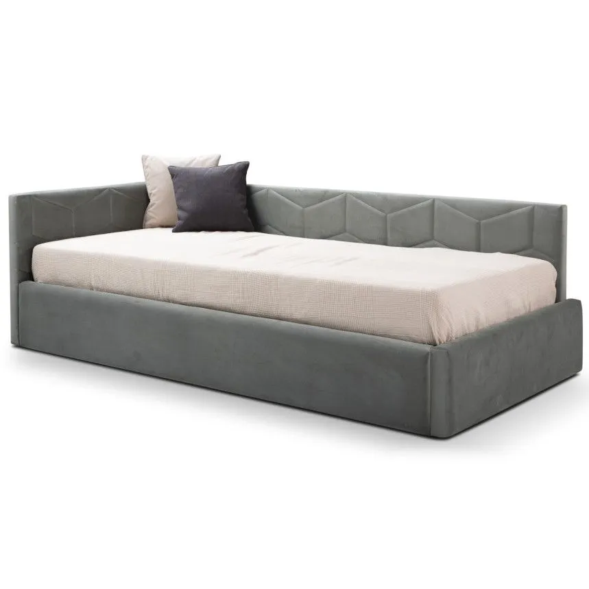 Pesukastiga voodi Karl 90x200 vasak hall