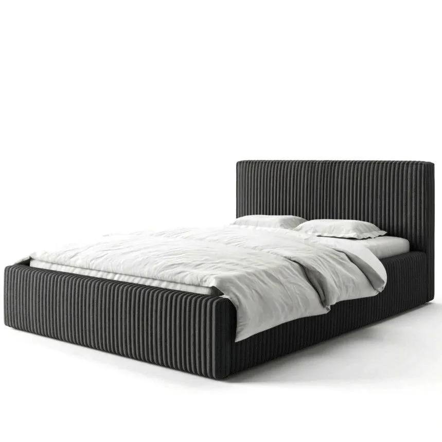 Pesukastiga voodi Farese 180x200 must