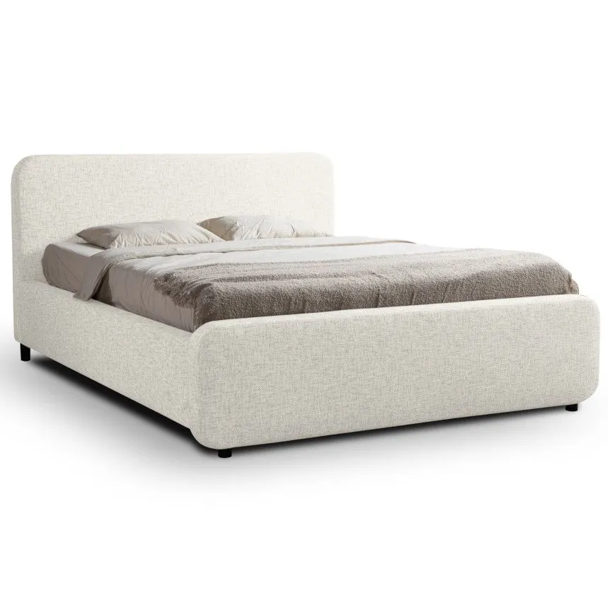 Pesukastiga voodi Hogan 140x200 valge