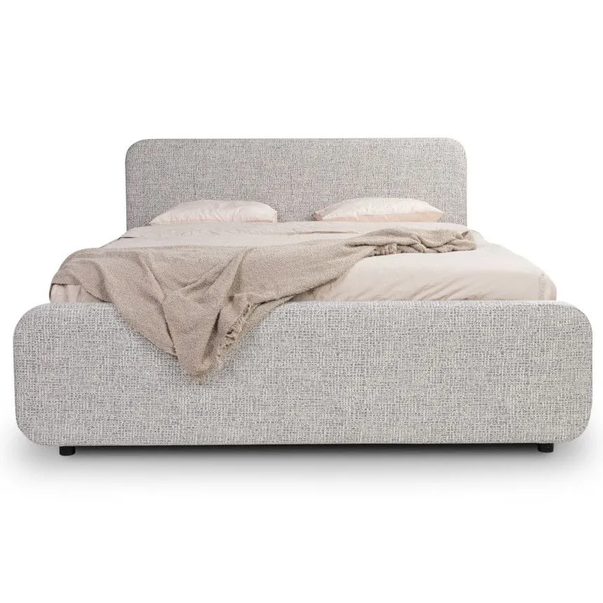 Pesukastiga voodi Hogan 140x200 helehall