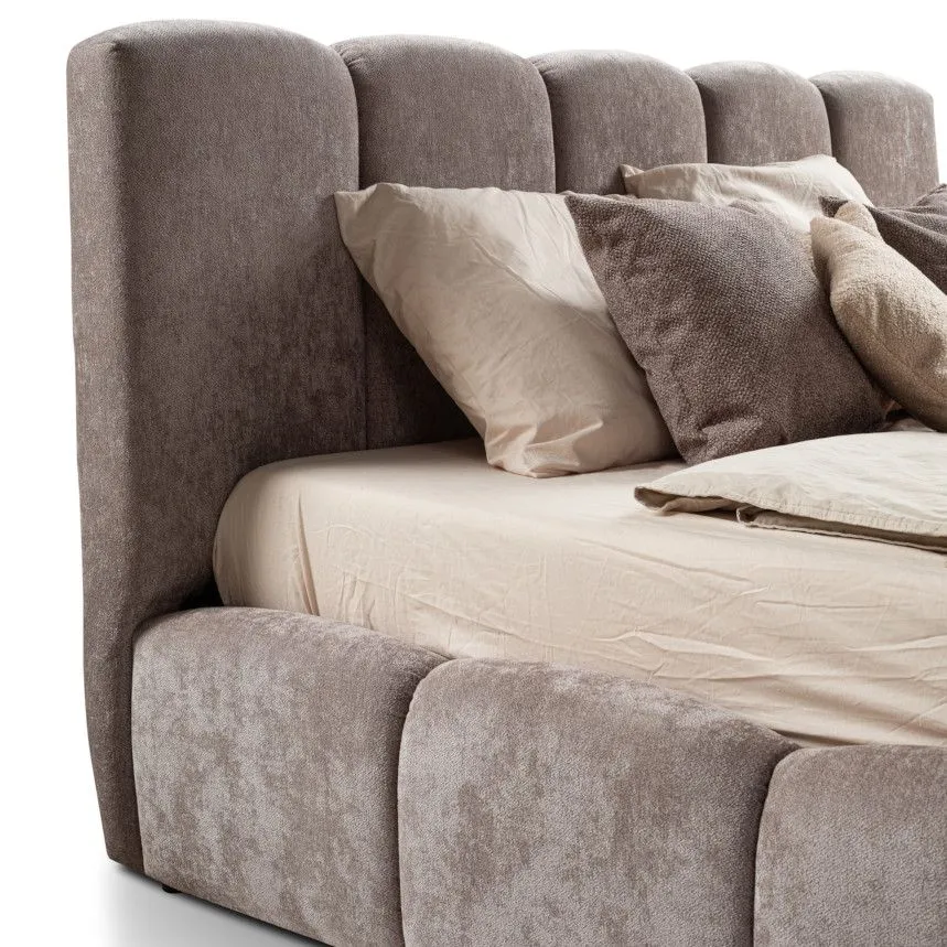 Pesukastiga voodi Nubia 140x200 taupe