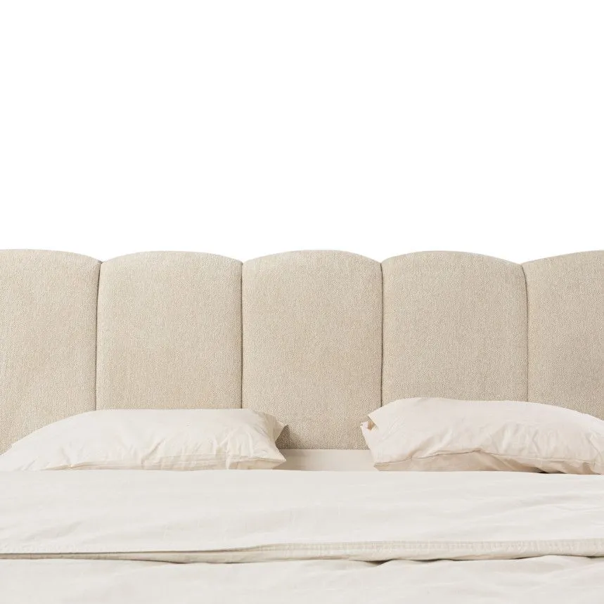 Pesukastiga voodi Nubia 140x200 naturaalvalge