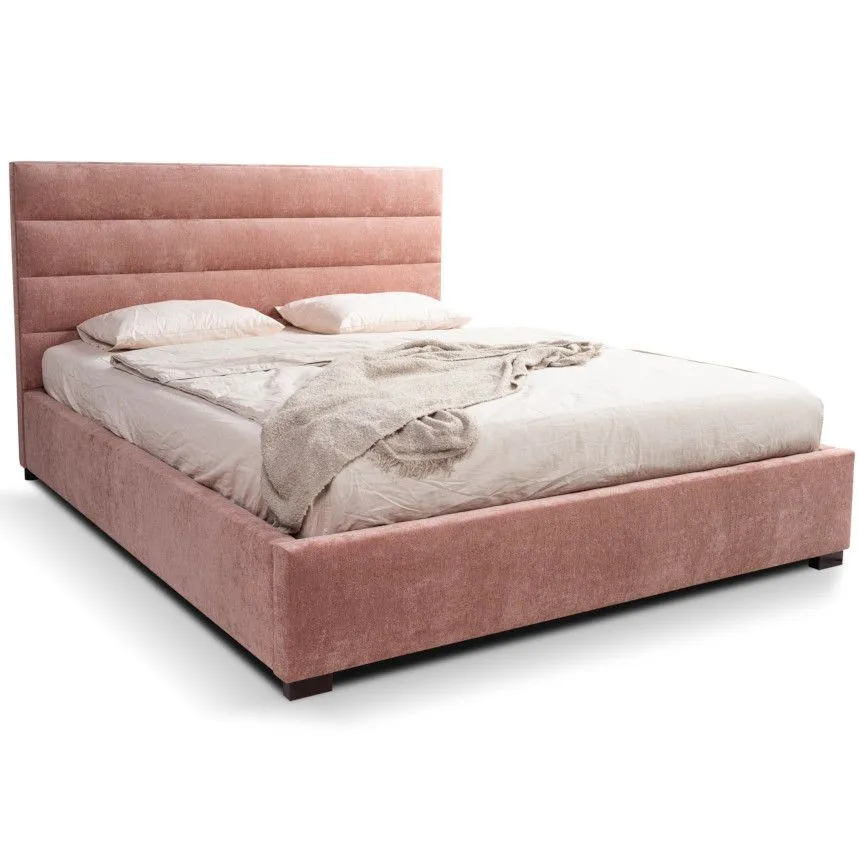 Pesukastiga voodi Verso 160x200 roosa