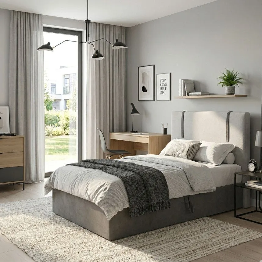 Kontinentaalvoodi Teo 120x200 hall