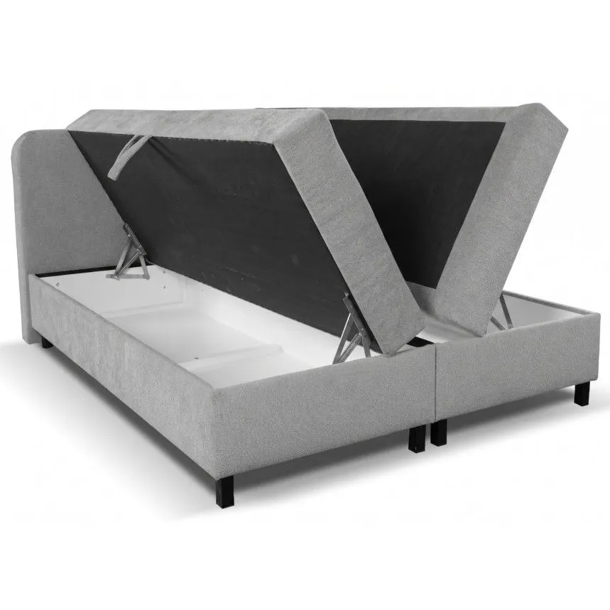 Kontinentaalvoodi Viva 160x200 helehall