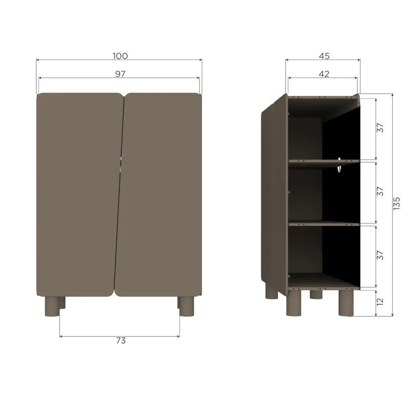 WOOOD kapp Root 2u trühvlipruun
