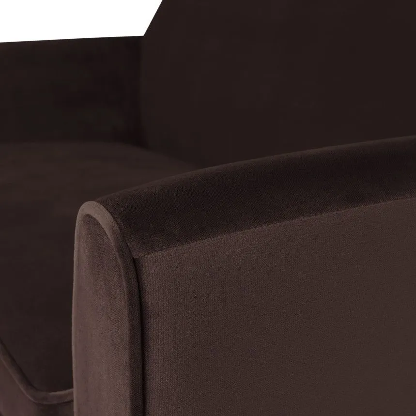 WOOOD diivan Rocco tumepruun