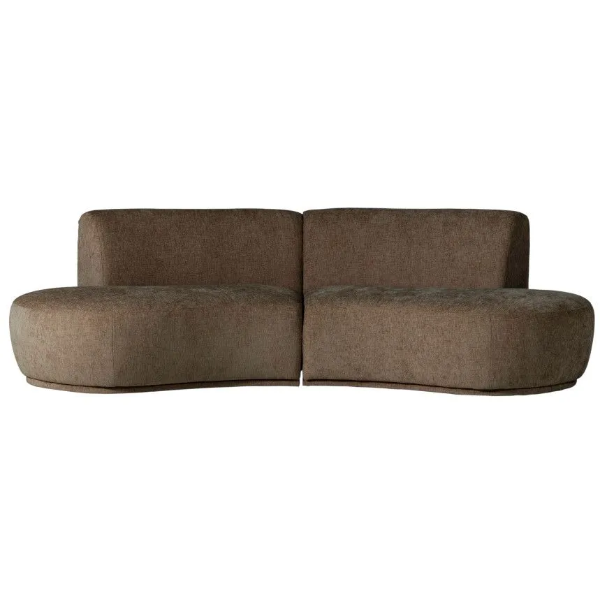 WOOOD diivan Batavier tumepruun