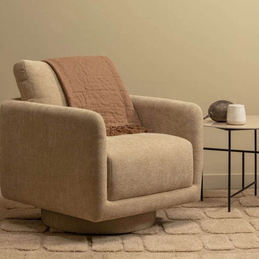 WOOOD pöörlev tugitool Oscar natural