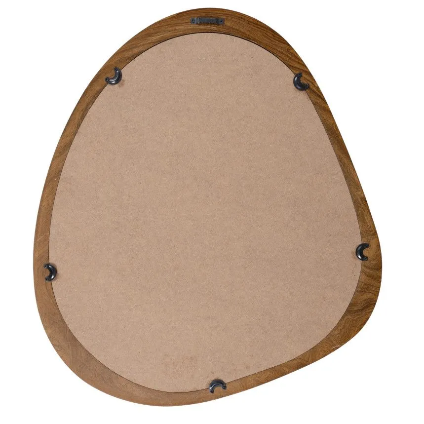 WOOOD seinapeegel Leif 44x48 pruun