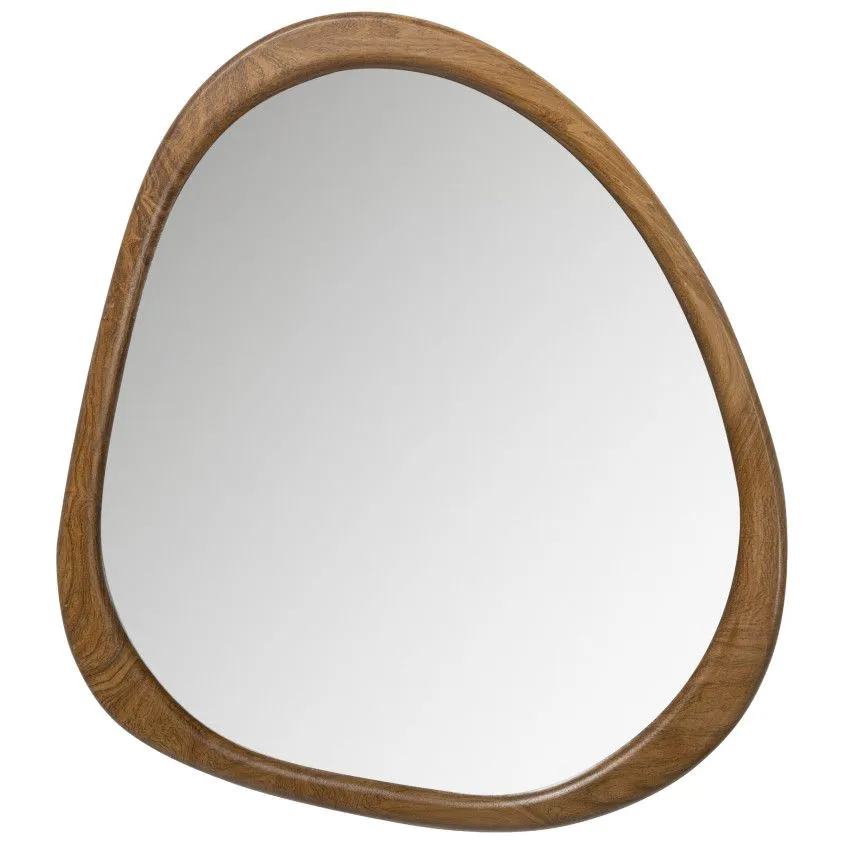 WOOOD seinapeegel Leif 44x48 pruun