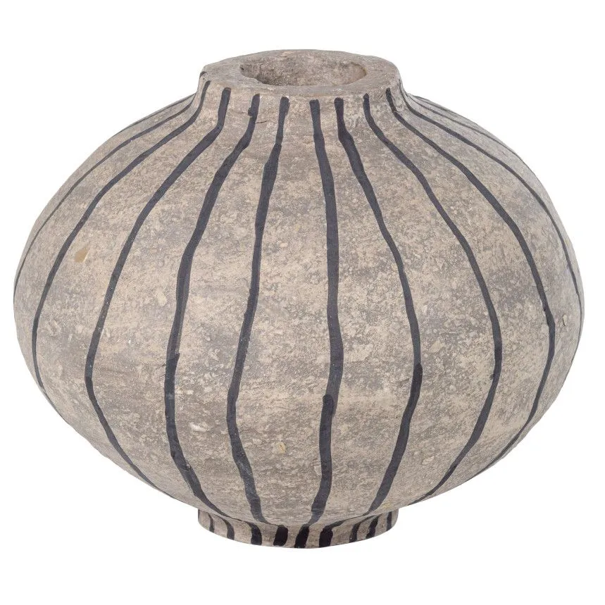 WOOOD dekoratiivne vaas Karo H30 beež/hall