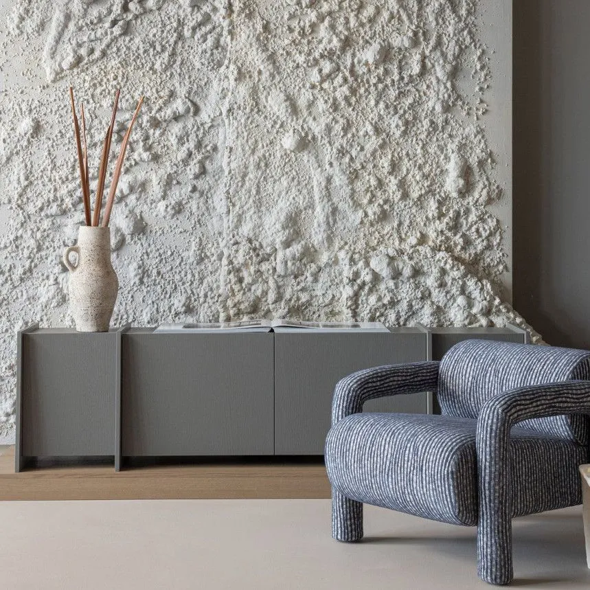 WOOOD dekoratiivne vaas Sive H42 beež