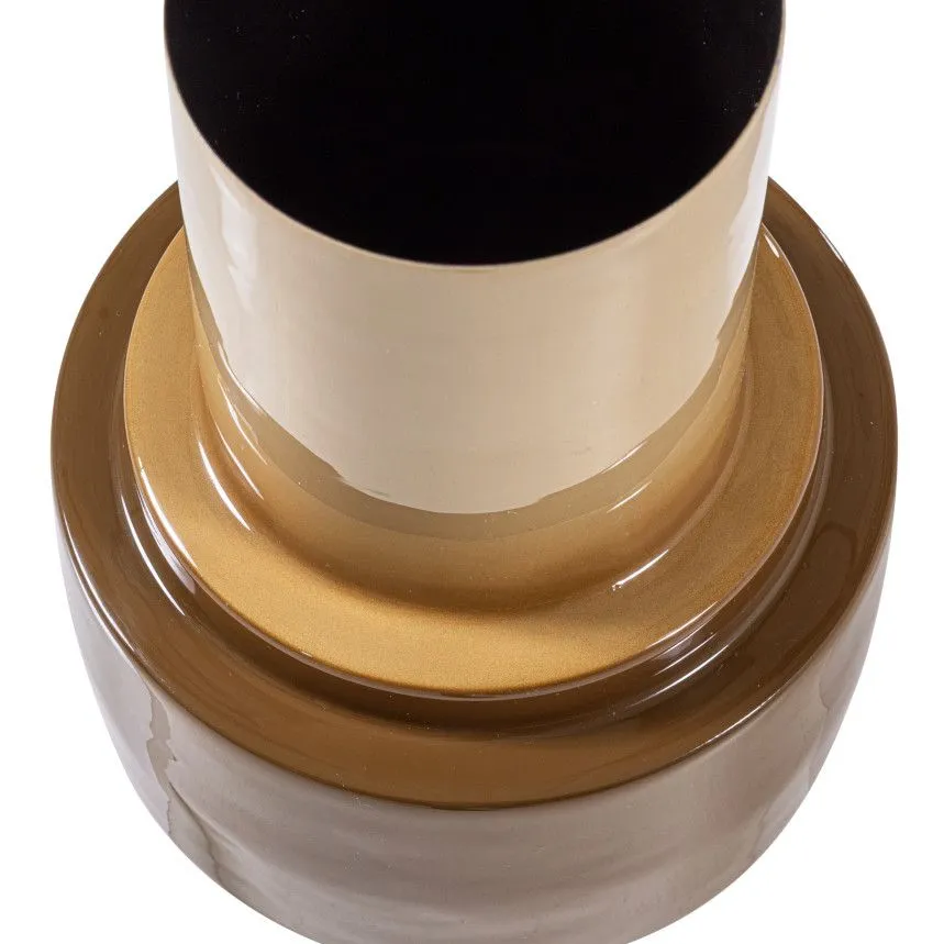 WOOOD vaas Orba H34 pruun