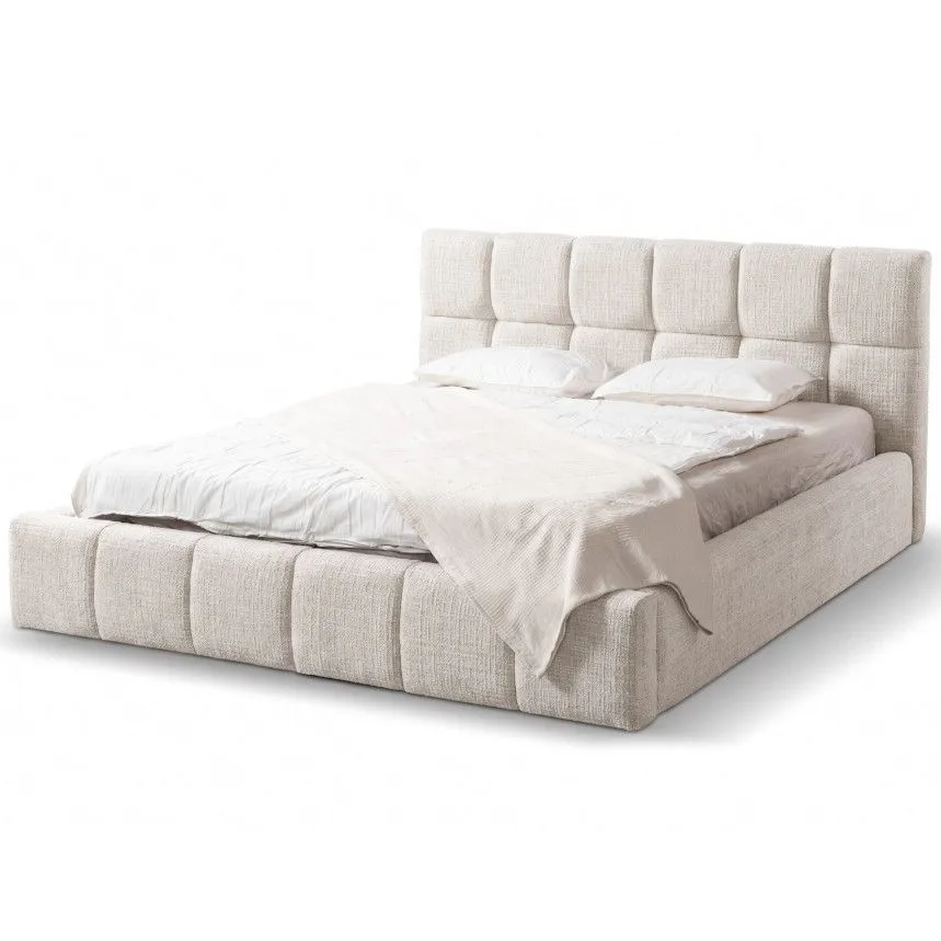 Pesukastiga voodi Dice 160x200 valge