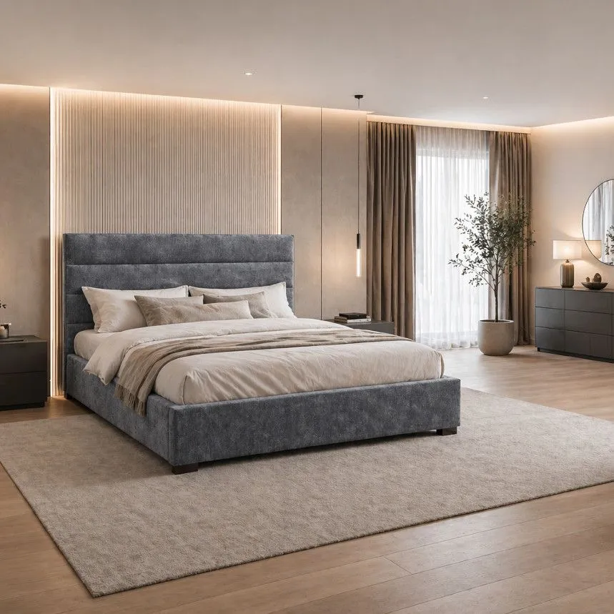 Pesukastiga voodi Verso 180x200 hall