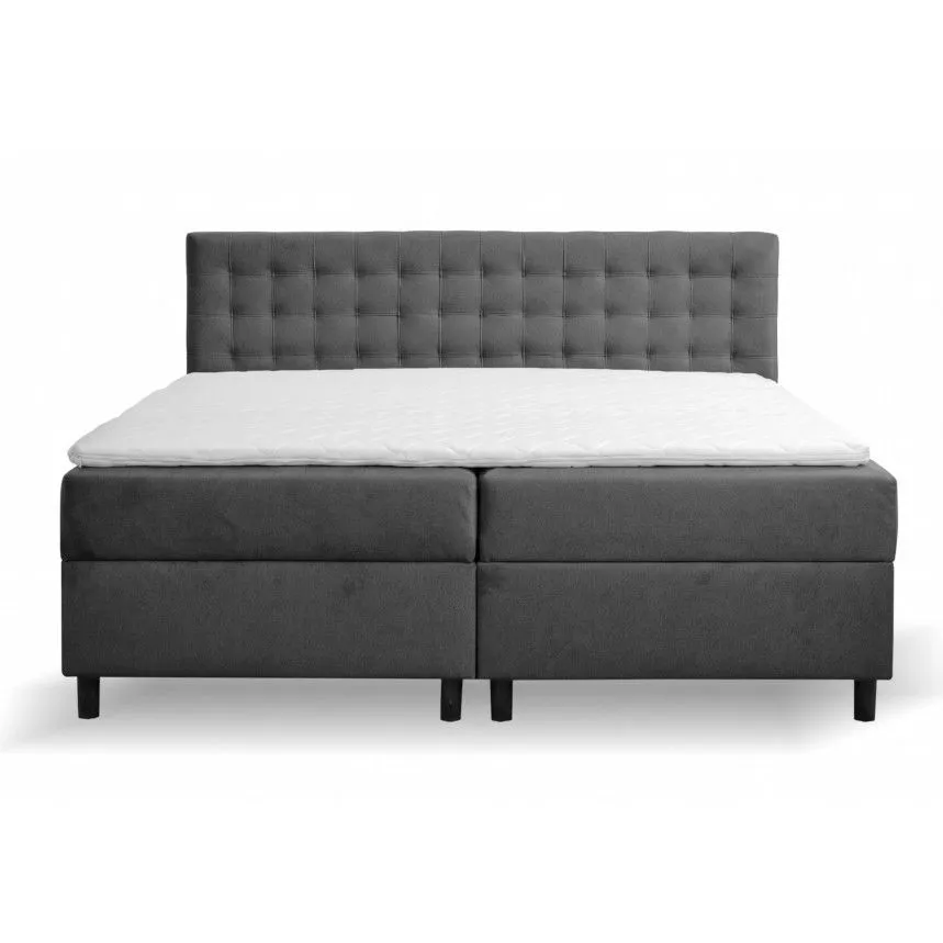 Kontinentaalvoodi Pilar 180x200 tumehall