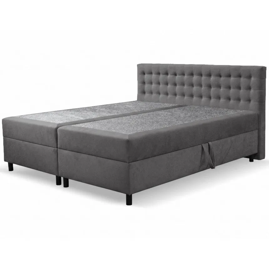 Kontinentaalvoodi Pilar 180x200 tumehall