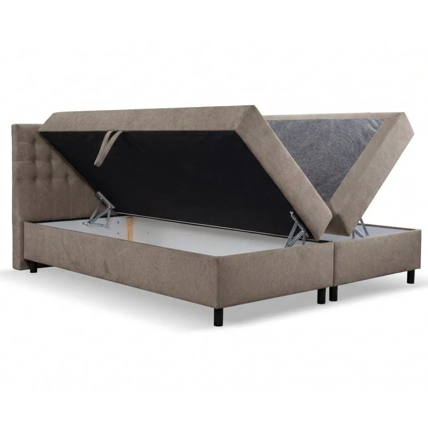 Kontinentaalvoodi Pilar 160x200 hallikasbeež