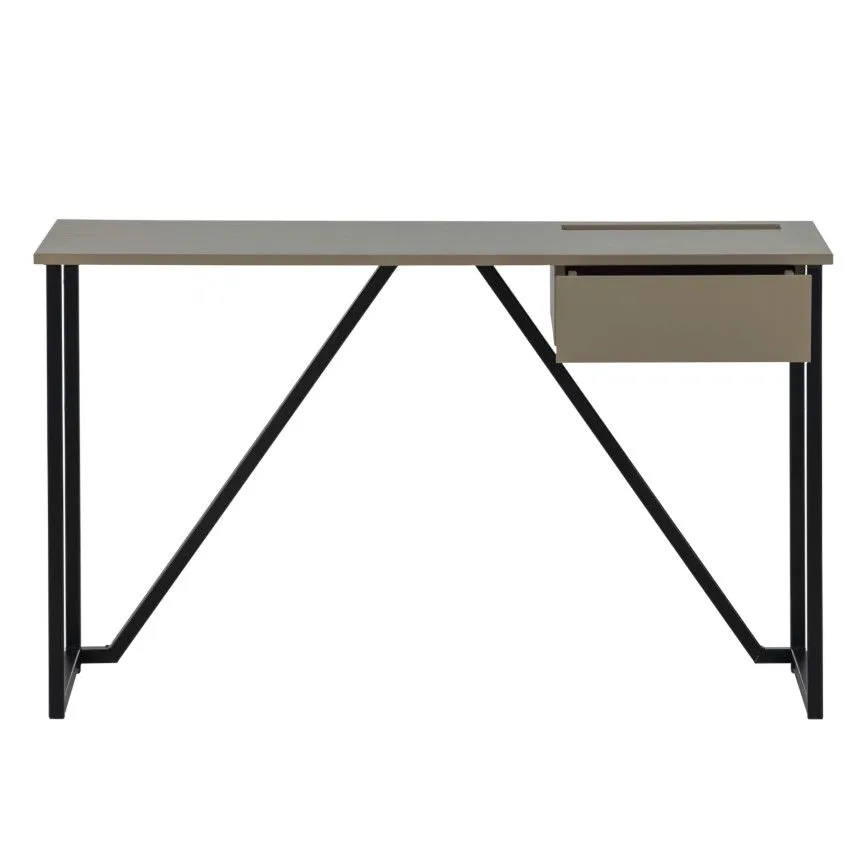 WOOOD kirjutuslaud Julius pruun/must