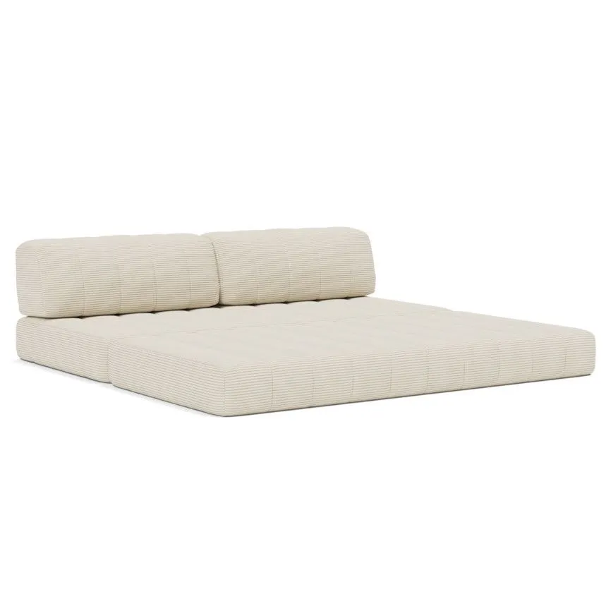 Innovation diivanvoodi Cozypad+ seljatoepadjad helebeež