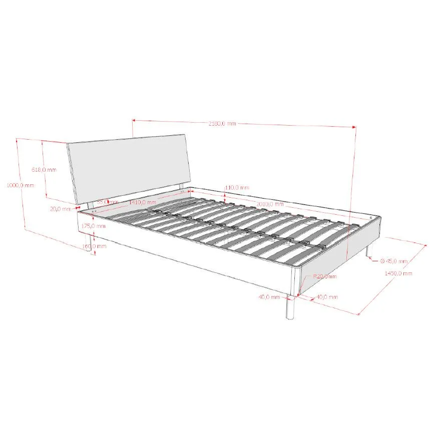 Vipack Voodi Forrest 140x200 õlitatud tamm
