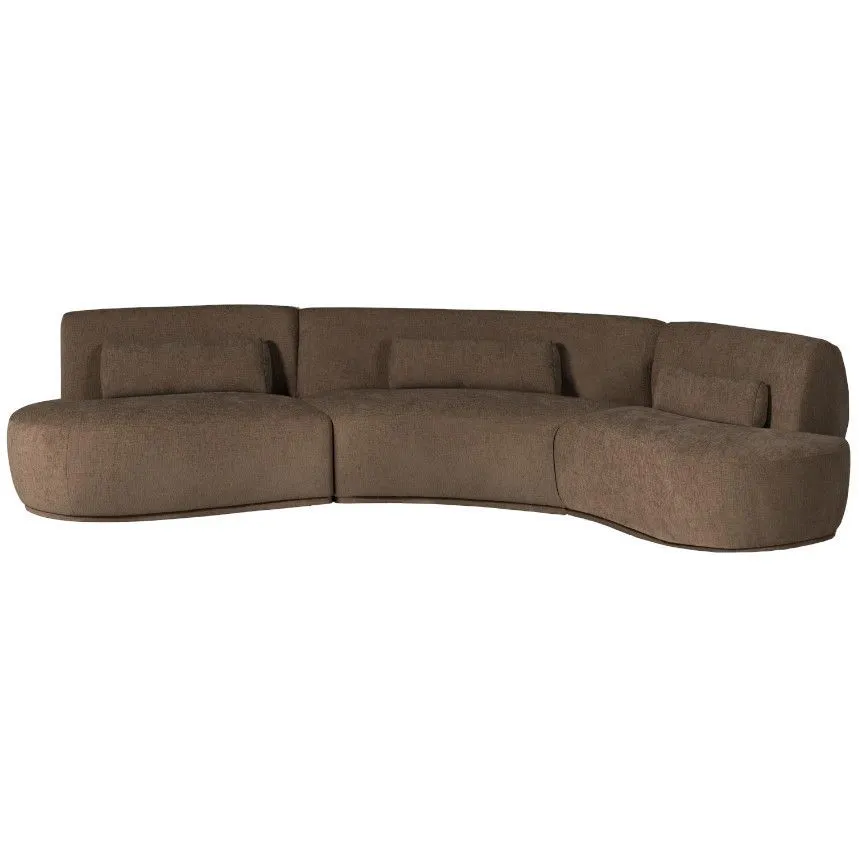 WOOOD diivan Batavier tumepruun