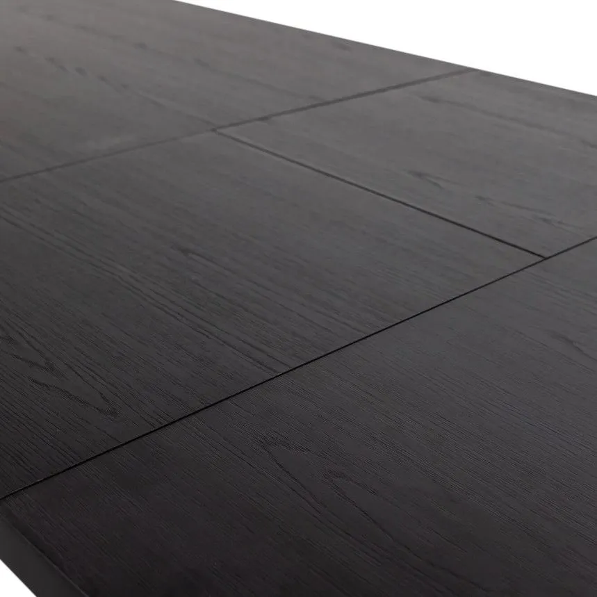 WOOOD pikendatav söögilaud Arros 180/220x90 must