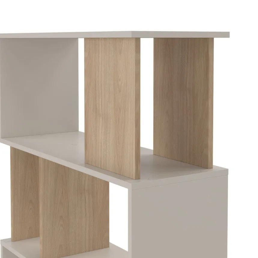Raamaturiiul Maze H173 hickory/kašmiir