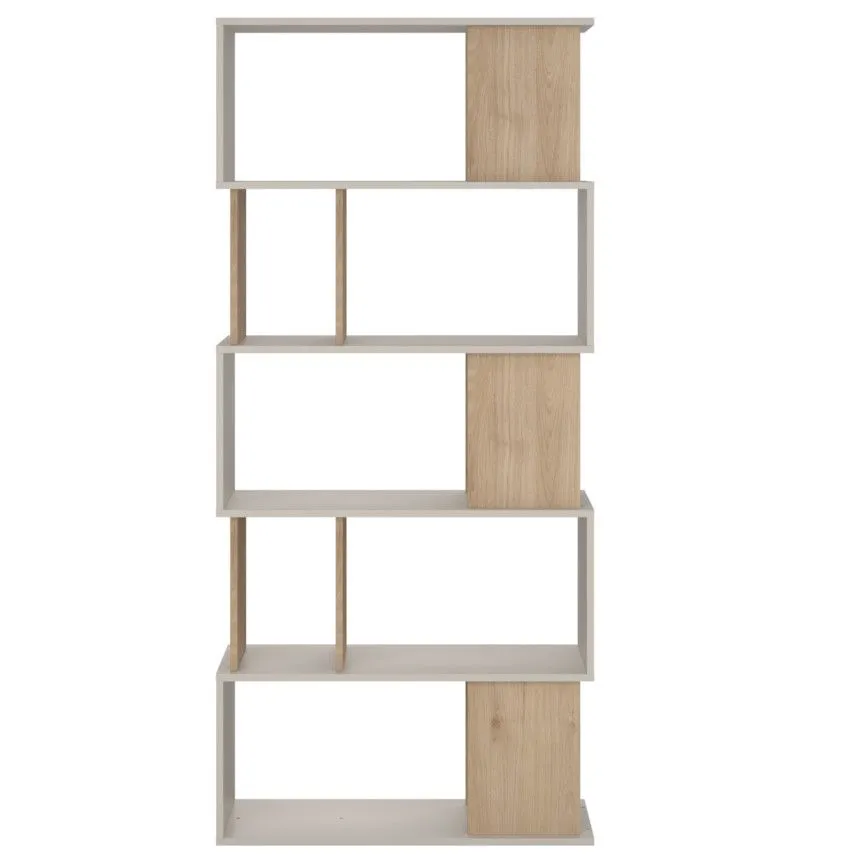Raamaturiiul Maze H173 hickory/kašmiir
