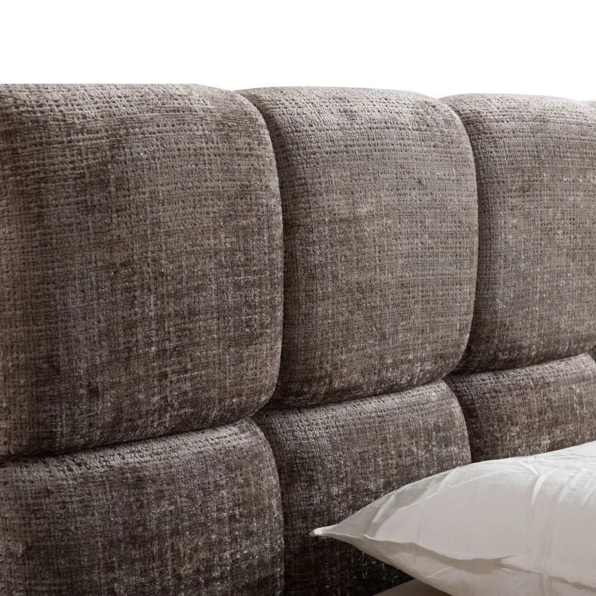 Pesukastiga voodi KUU Unenägu 2 küljepealt avatav 160x200 taupe