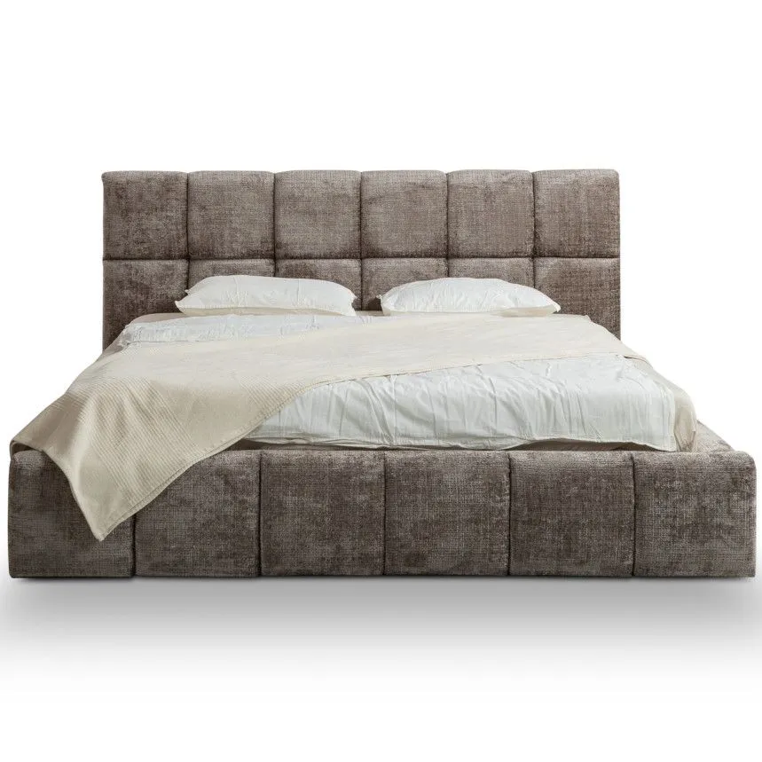 Pesukastiga voodi KUU Unenägu 2 küljepealt avatav 160x200 taupe