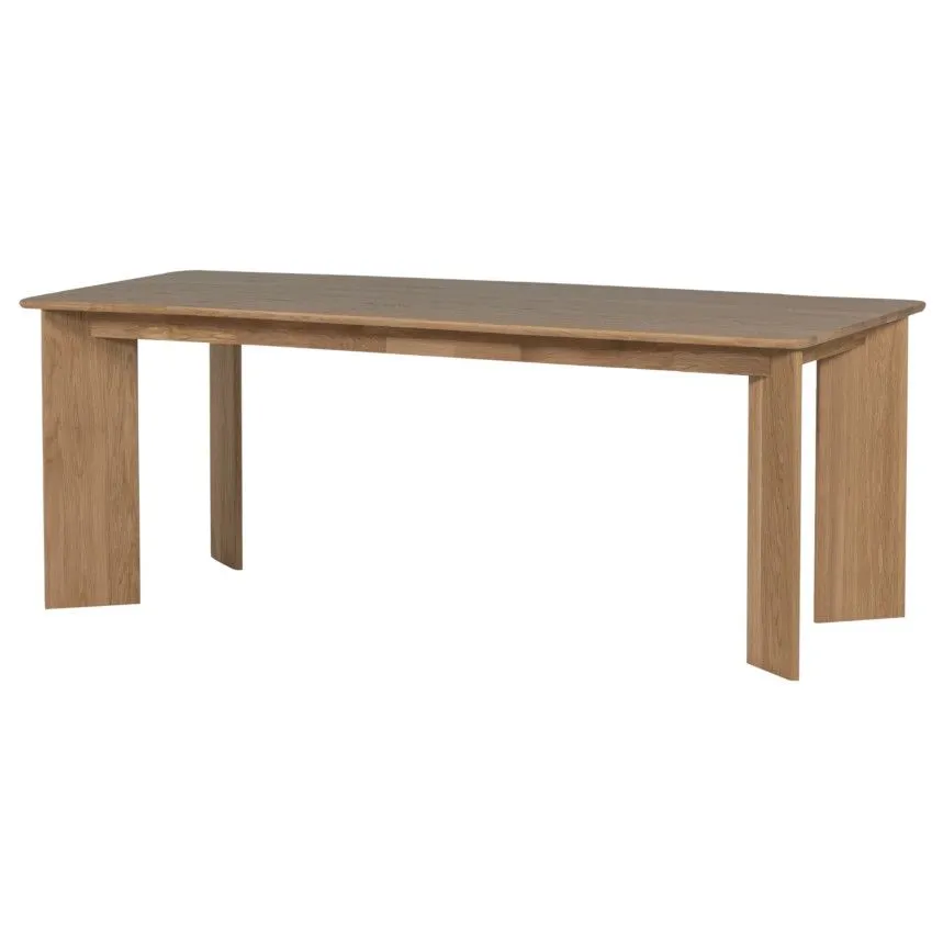 WOOOD söögilaud Tablo 100x220 lakitud tamm