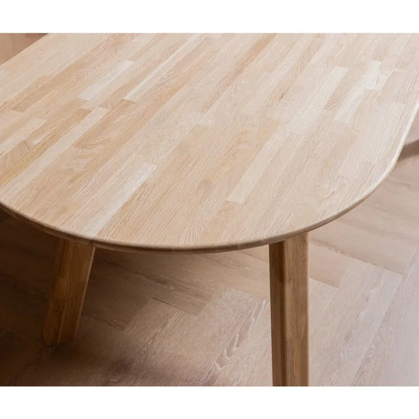 WOOOD söögilaud Tablo 90x220 lakitud tamm