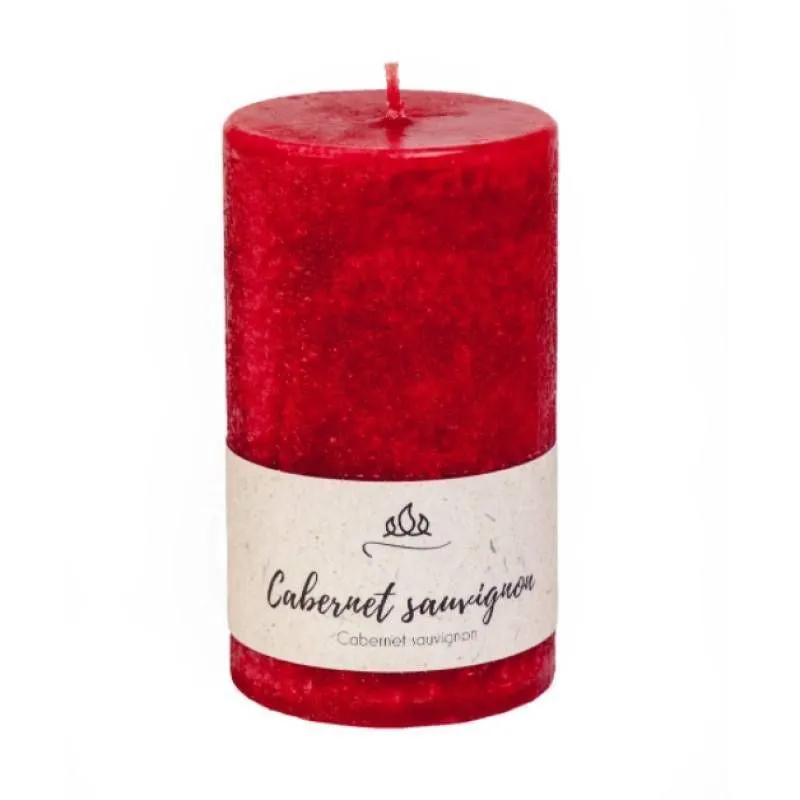 Lõhnaküünal Cabernet Sauvignon 7x12cm, 60h