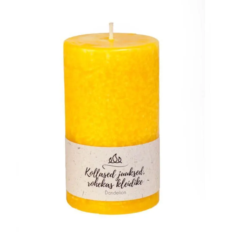 Lõhnaküünal Kollased juuksed 7x17cm, 85h