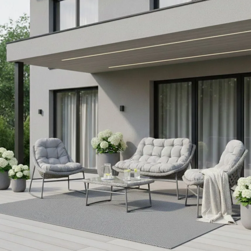 Aiamööbel 2 tooli+diivan+laud Guadeloupe hall