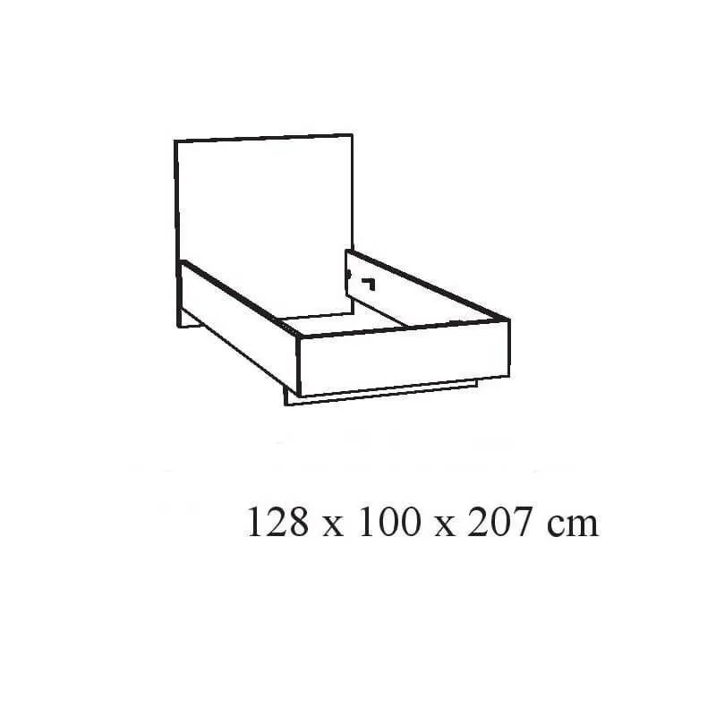 Voodi Helga 120x200 cm