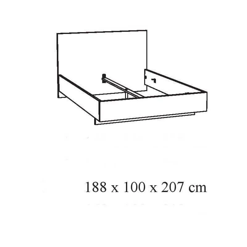 Voodi Helga 180x200 cm