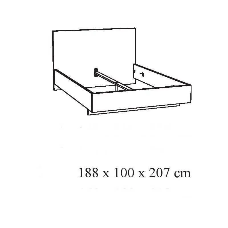 Voodi Helga 180x200 cm