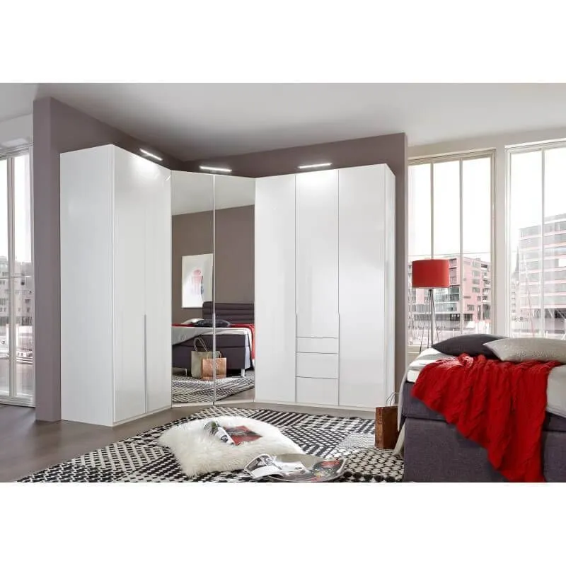 Nurgakapp New York A 2u+peegel valge