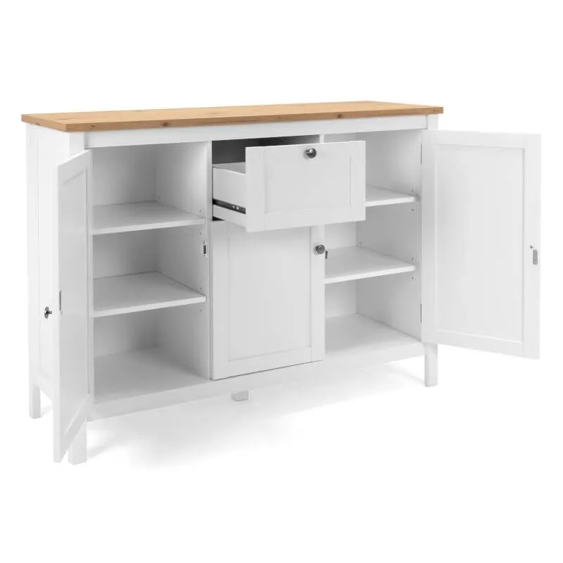 Kummut Bergen 3u1s valge/artisan