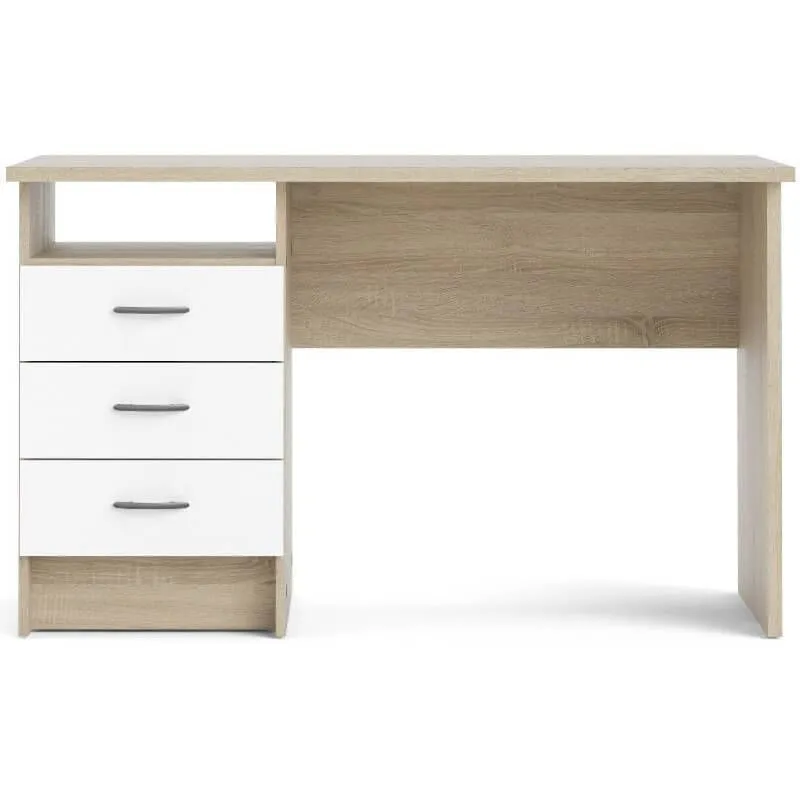 Kirjutuslaud Function 3s tamm/valge