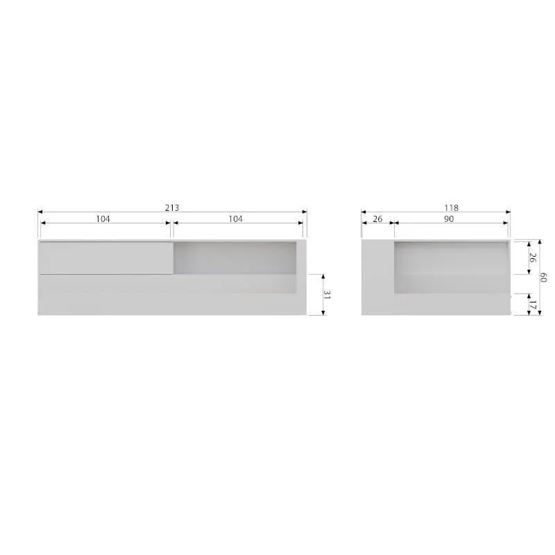 Woood voodi Connect 90x200 cm valge