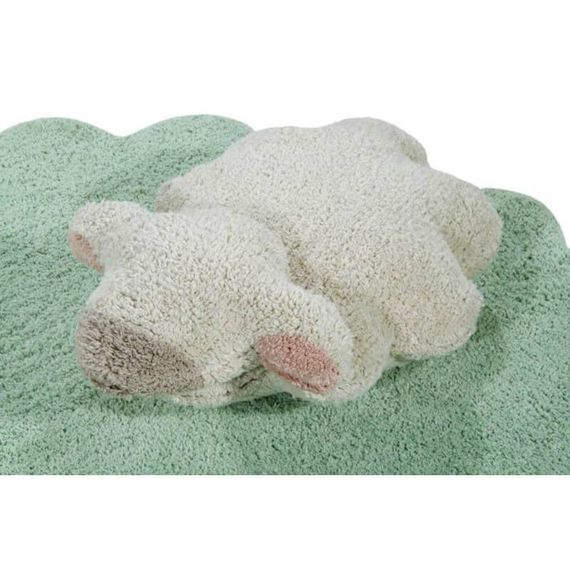 Lorena Canals puuvillane vaip Puffy Sheep D140 cm heleroheline-valge