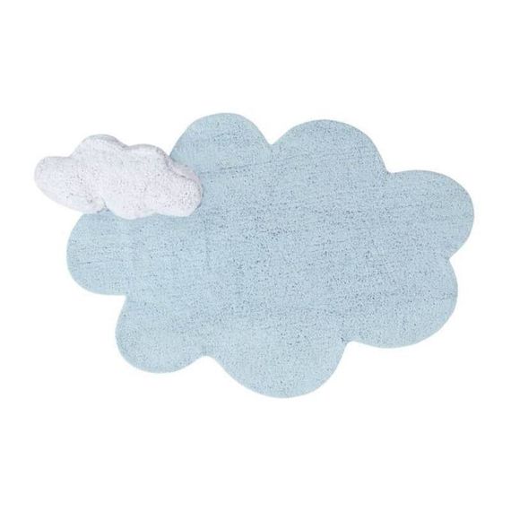Lorena Canals puuvillane vaip Puffy Dream 170x110 cm sinine-valge