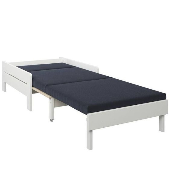 Kõrge voodi Robin+laud+sofa 90x200 valge